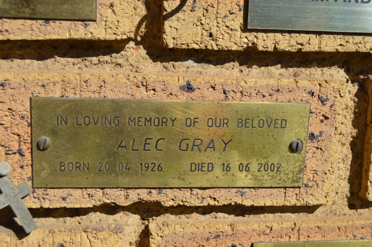 GRAY Alec 1926-2002