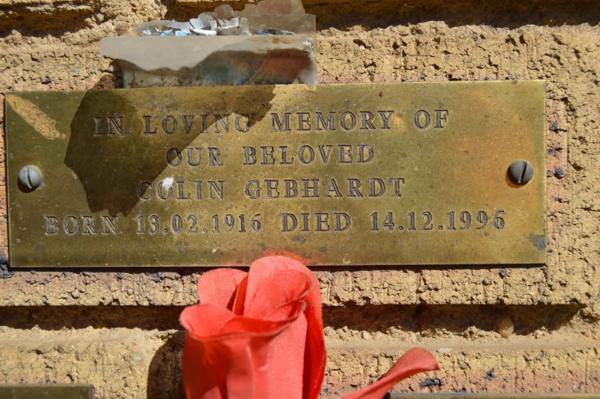 GEBHARDT Colin 1916-1996
