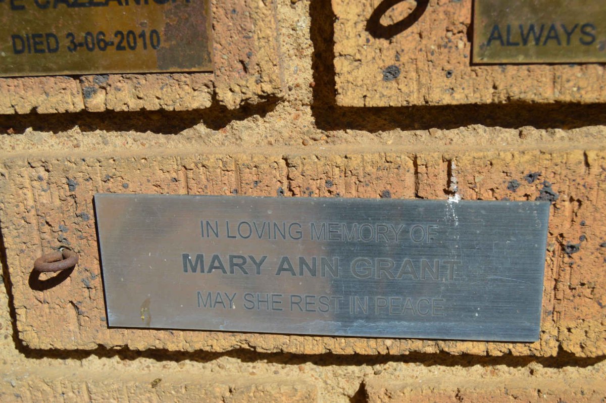 GRANT Mary Ann