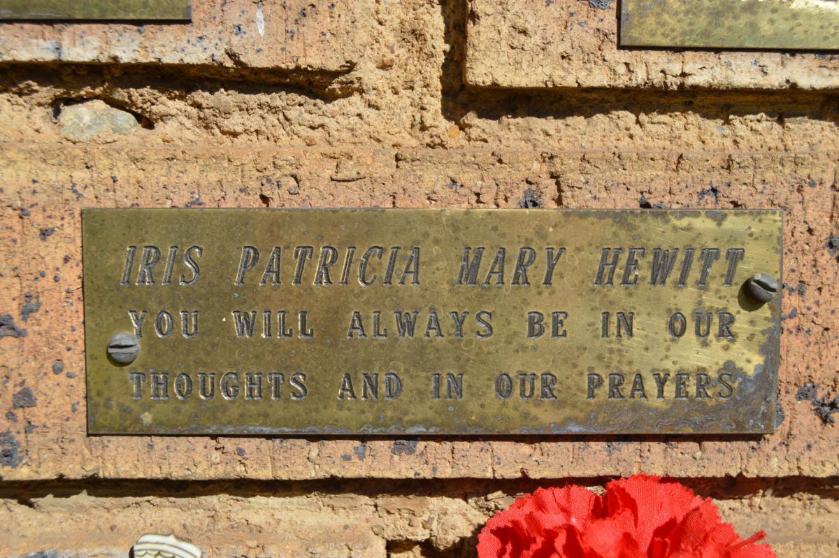 HEWITT Iris Patricia Mary