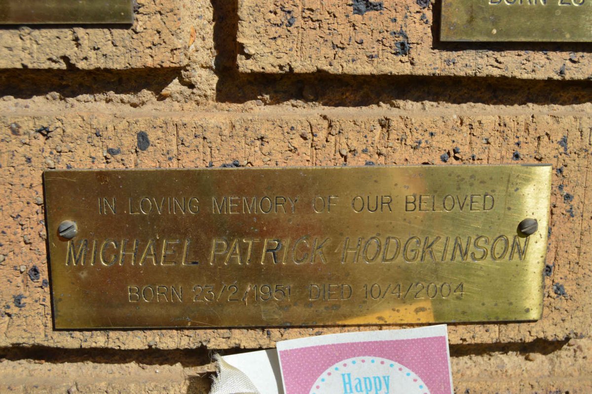 HODGKINSON Michael Patrick 1951-2004