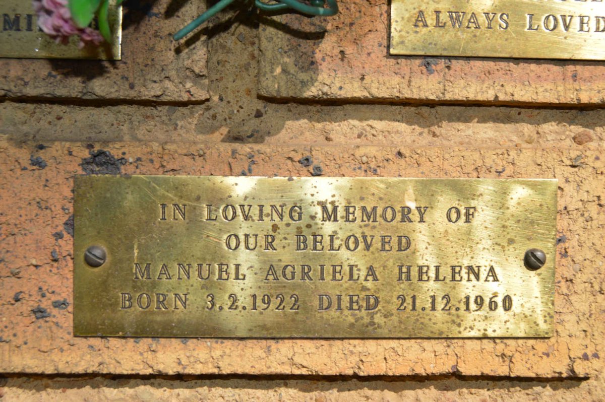 HELENA Manuel Agriela 1922-1960