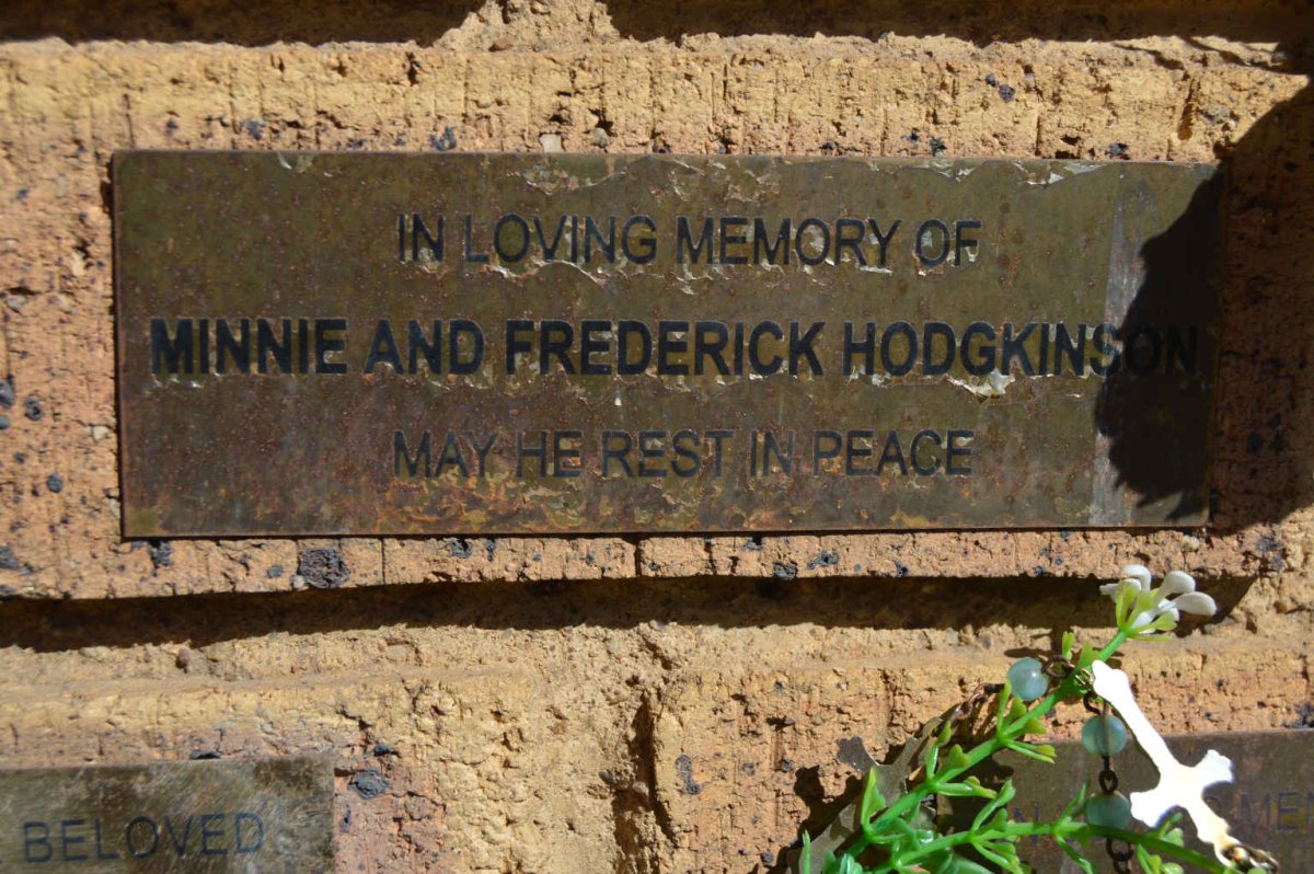 HODGKINSON Minnie &amp; Frederick