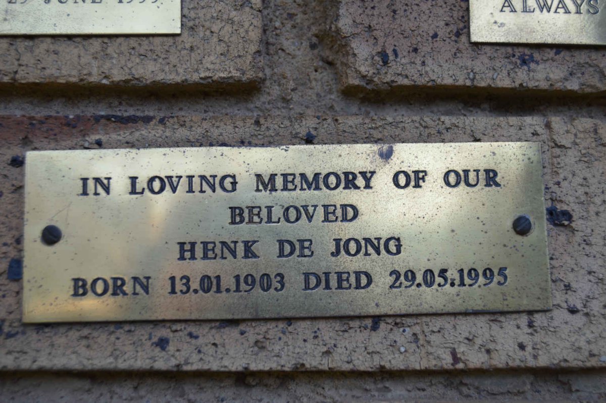 JONG Henk, de 1903-1995