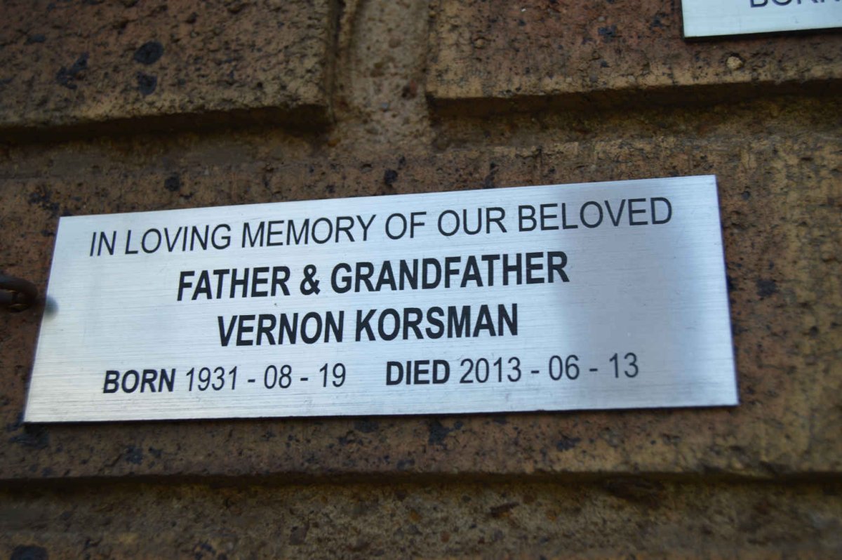 KORSMAN Vernon 1931-2013