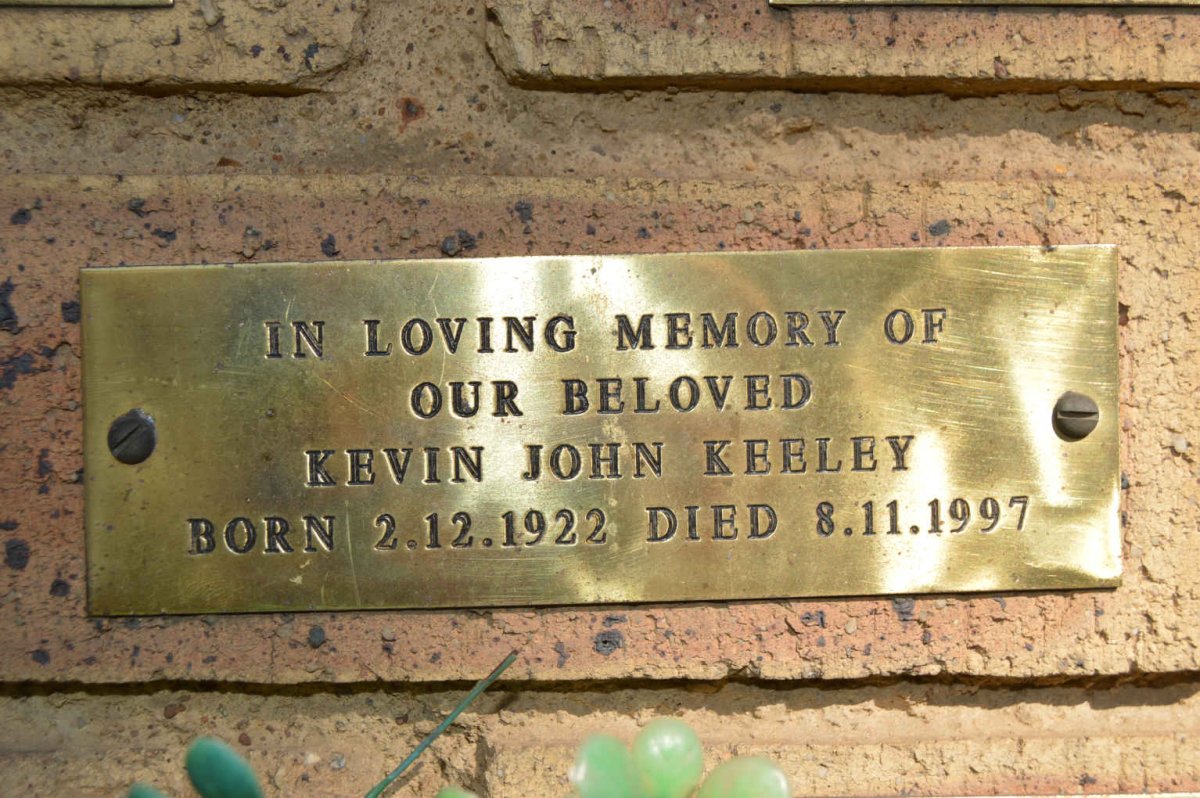 KEELEY Kevin John 1922-1997