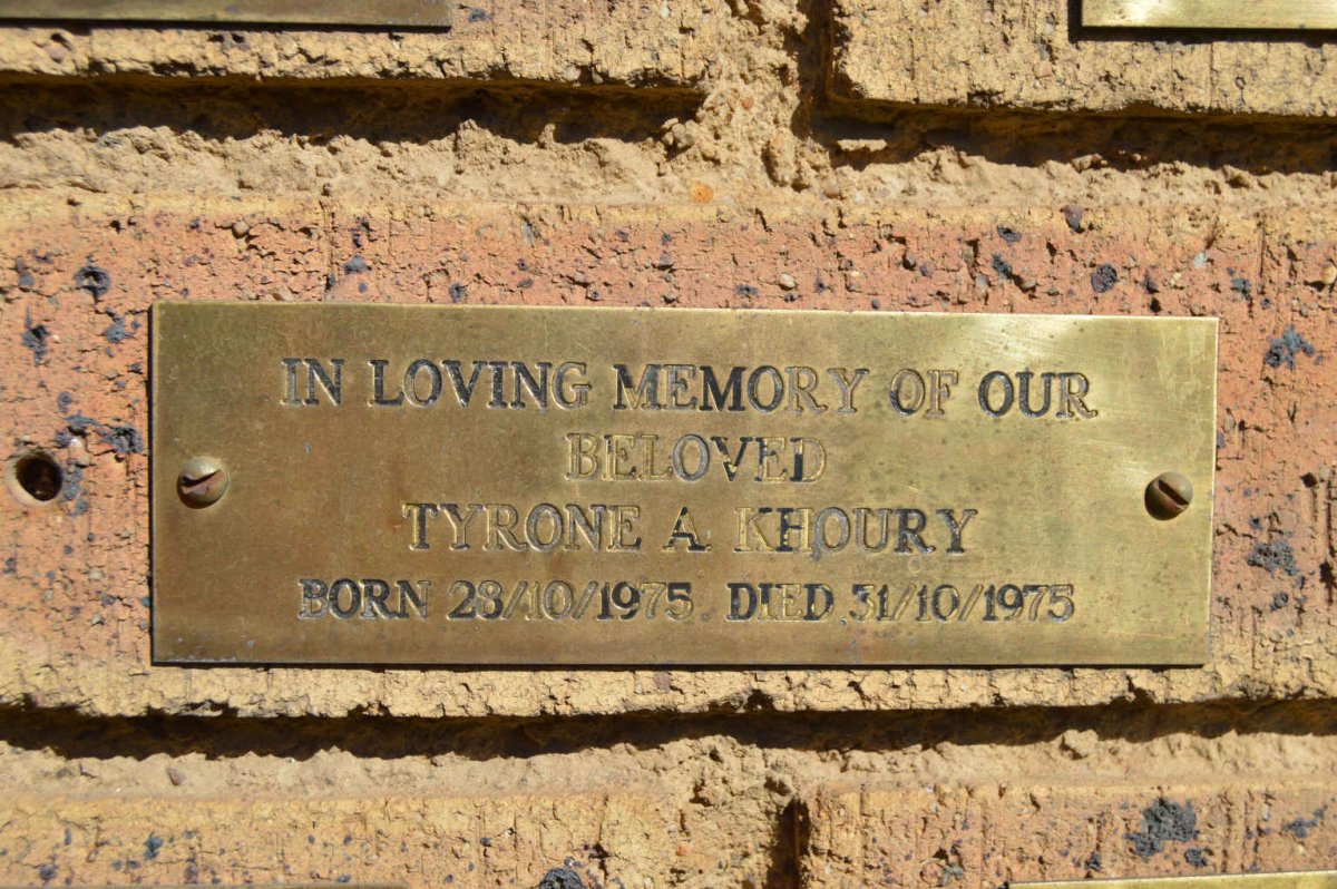 KHOURY Tyrone A. 1975-1975