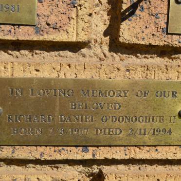 O'DONOGHUE Richard Daniel 1917-1994