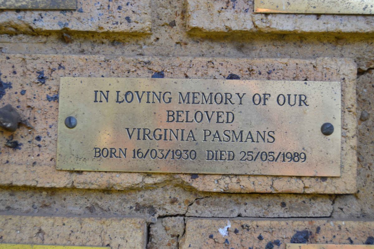 PASMANS Virginia 1930-1989