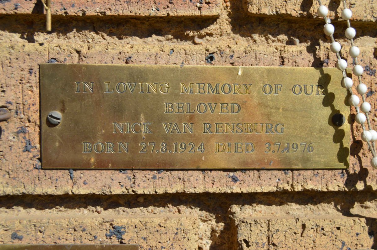 RENSBURG Nick, van 1924-1976
