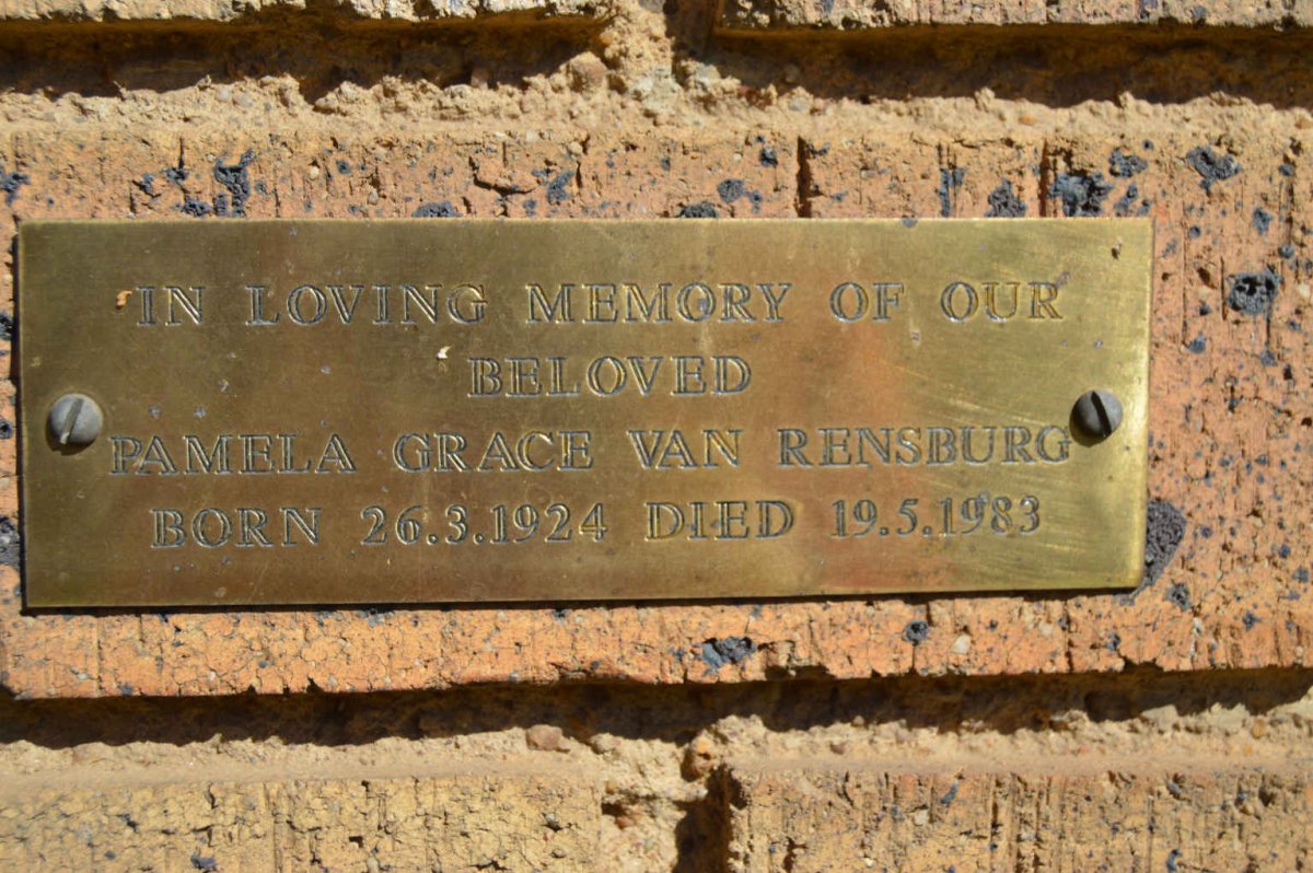 RENSBURG Amelia Grace, van 1924-1983