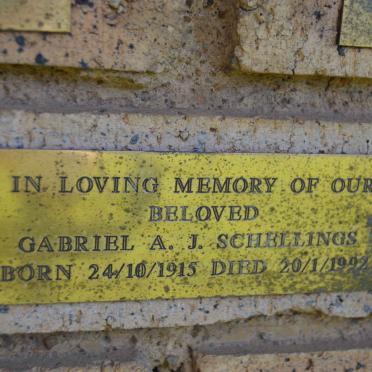 SCHELLINGS Gabriel A.J. 1915-1992