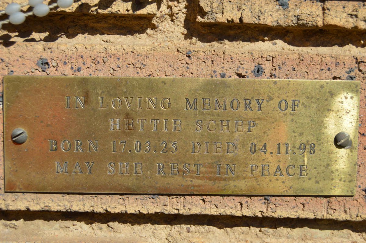SCHEP Hettie 1925-1998
