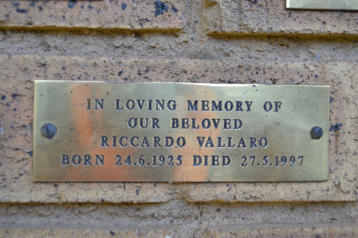 VALLARO Riccardo 1925-1997