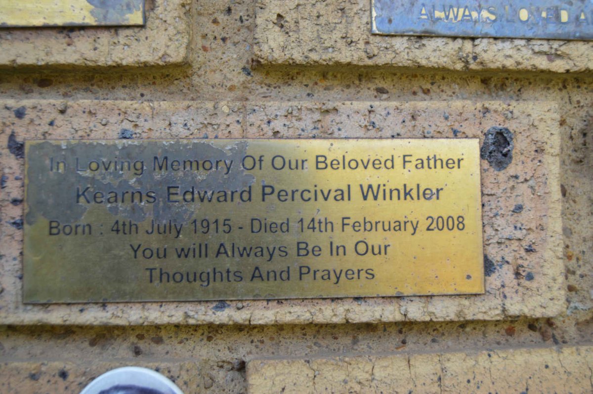 WINKLER Kearns Edward Percival 1915-2008