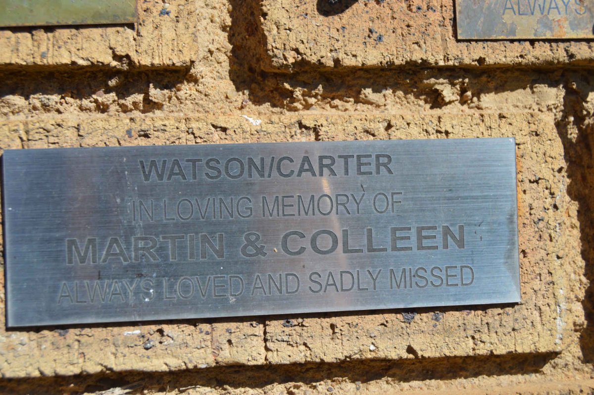 WATSON Martin &amp; Colleen CARTER