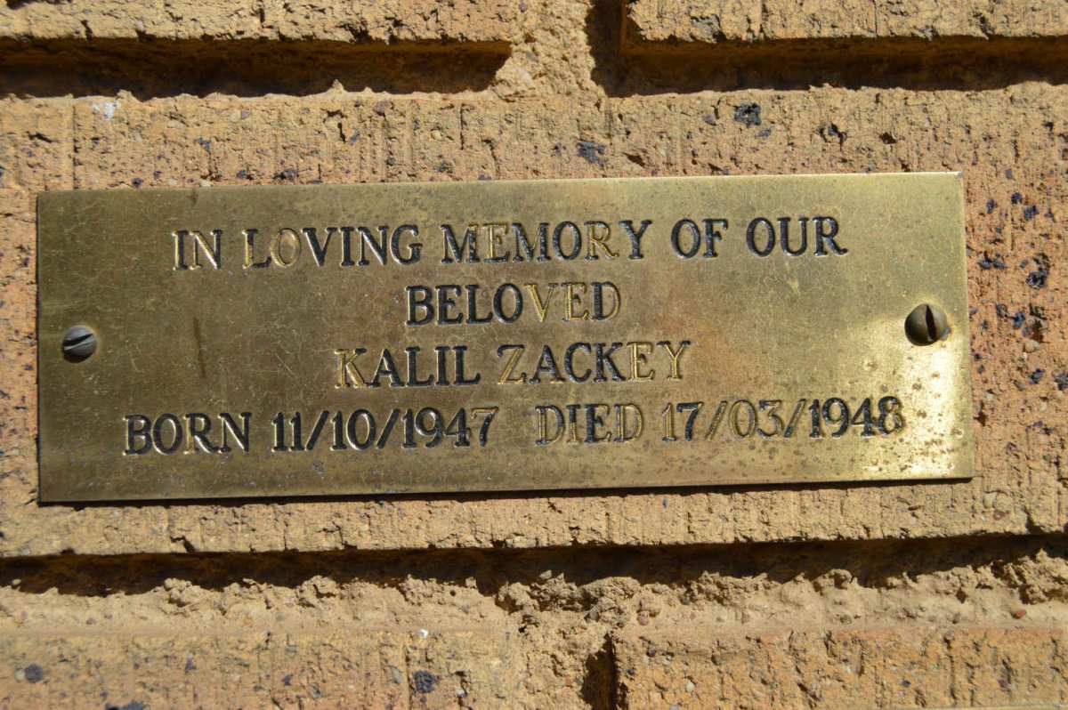 ZACKEY Kalil 1947-1948