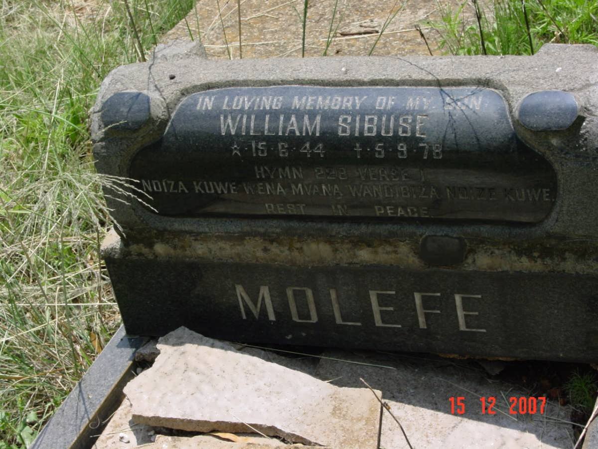 SIBUSE William 1944-1978