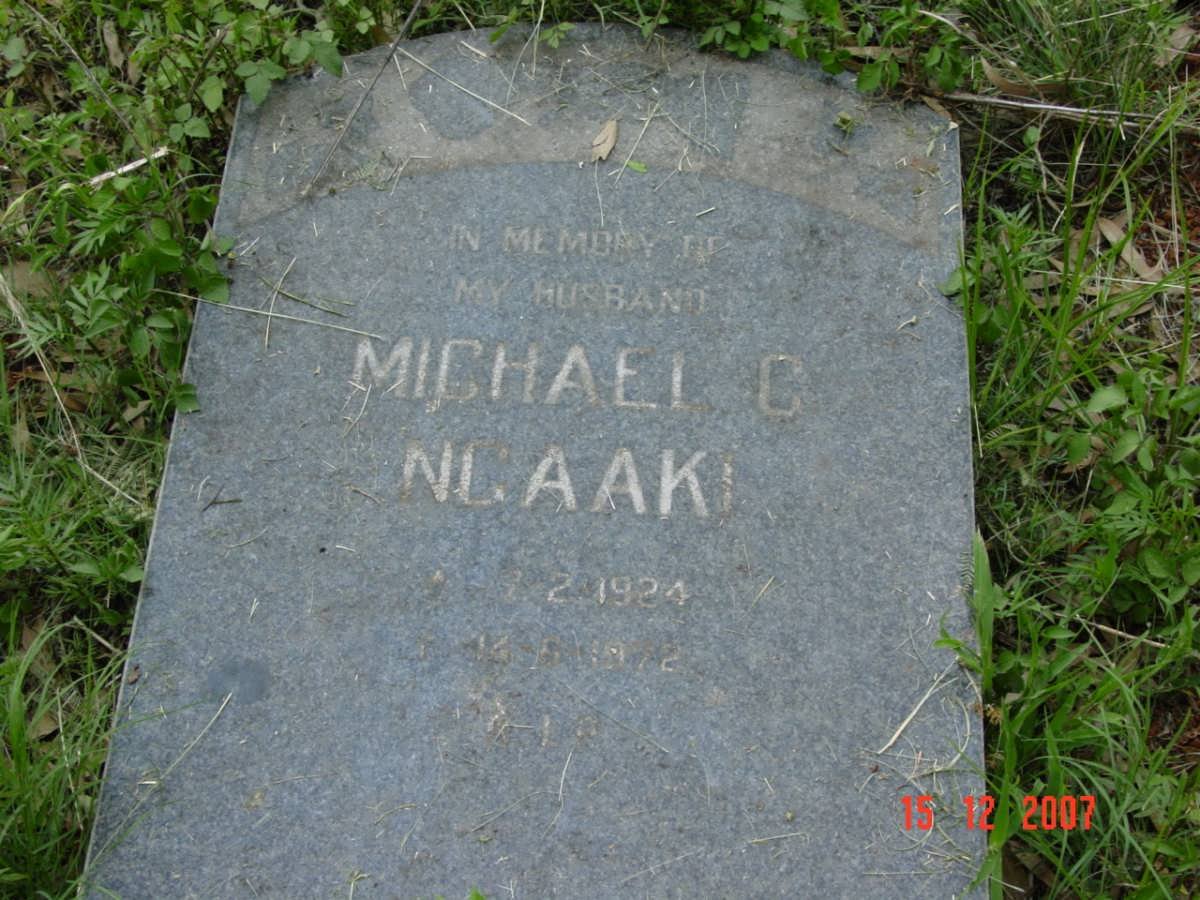 NGAAKI Michael C. 1924-1972