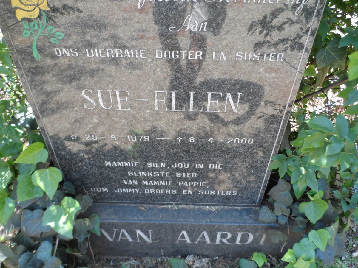 AARDT Sue-Ellen, van 1979-2000