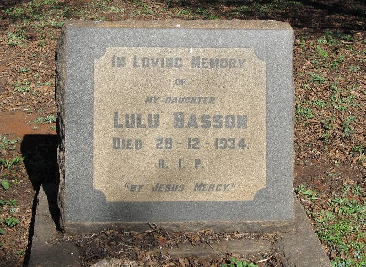 BASSON Lulu -1934