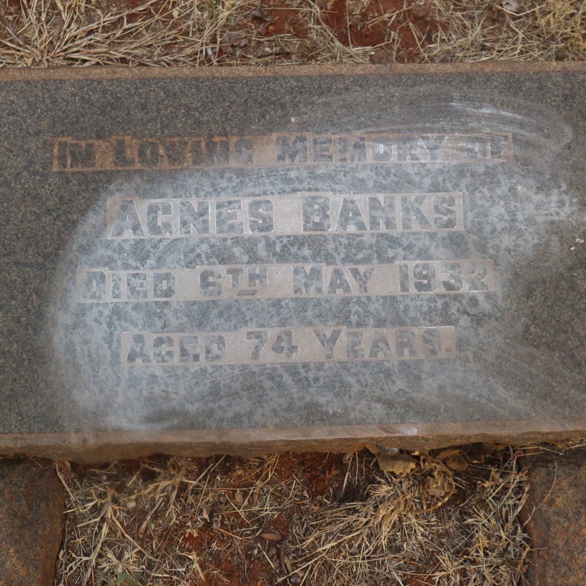 BANKS Agnes -1932