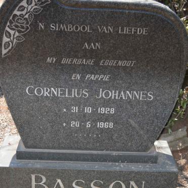 BASSON Cornelius Johannes 1928-1968