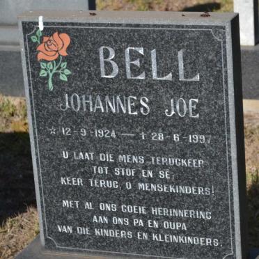 BELL Johannes Joe 1924-1997
