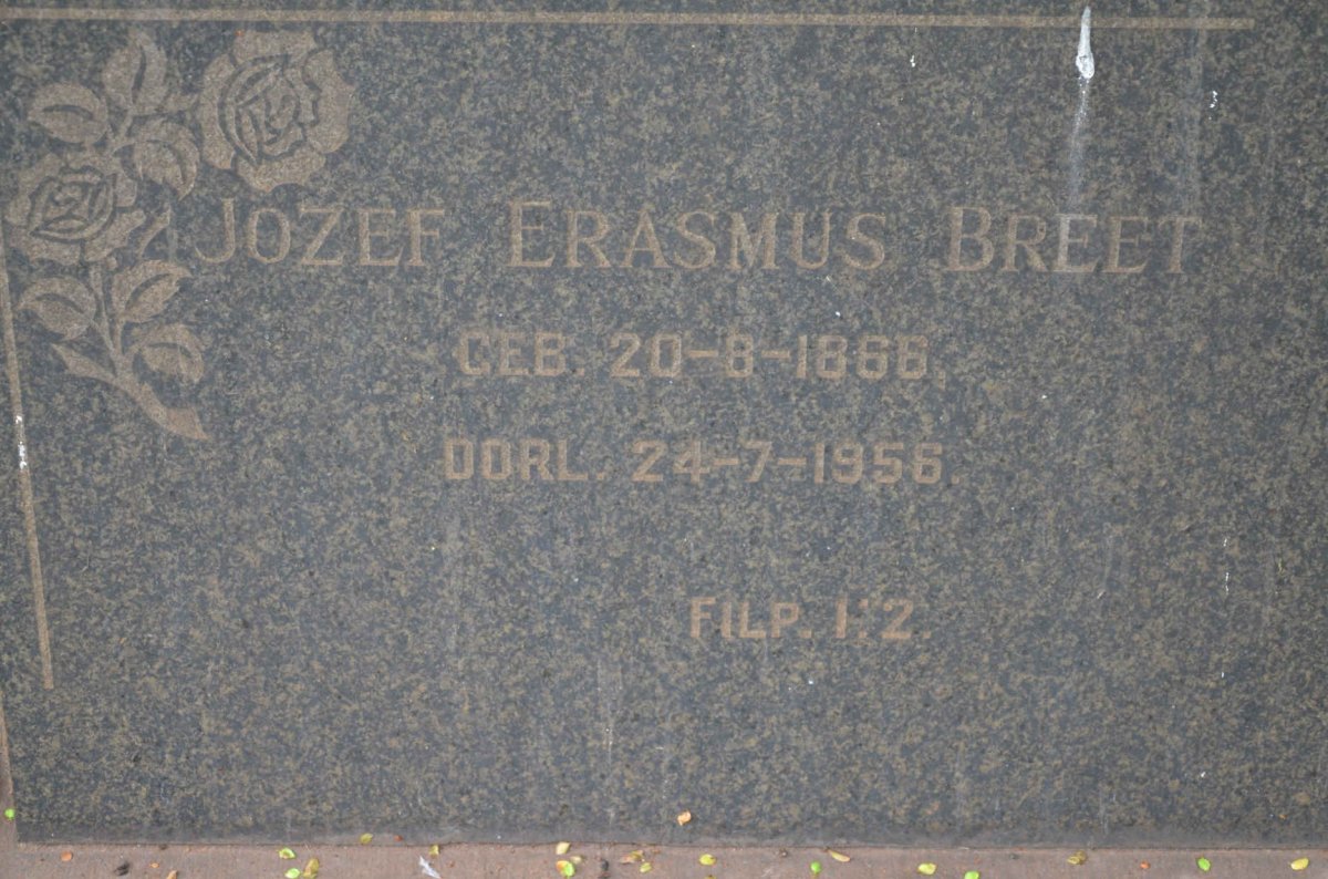 BREET Jozef Erasmus 1866-1956