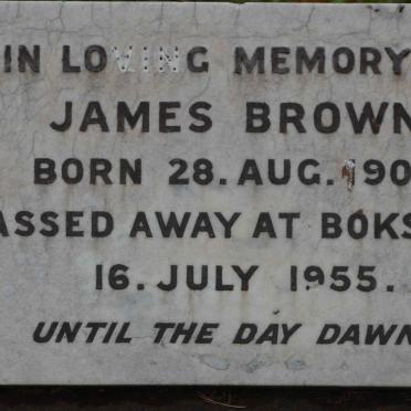 BROWN James 1902-1955