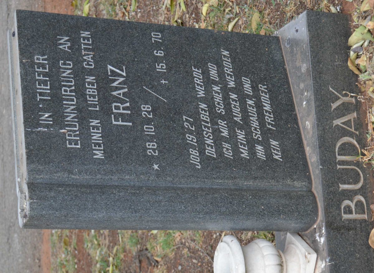 BUDAY Franz 1928-1970