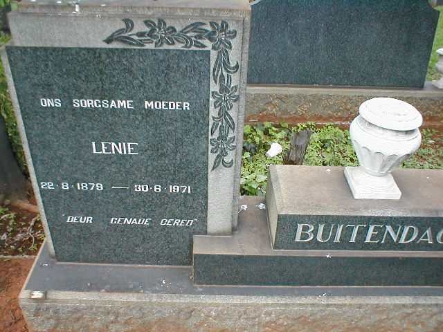 BUITENDAG Lenie 1879-1971