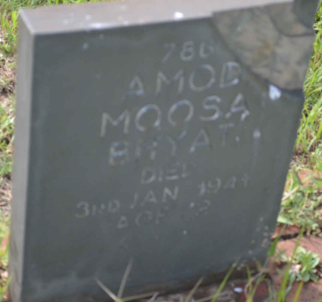 BHYAT Amod Moosa -1941