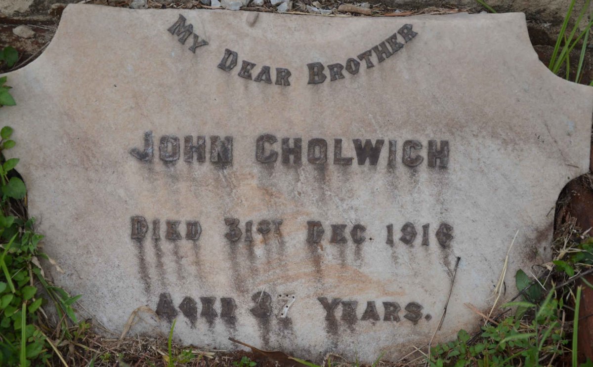 CHOLWICH John -1916