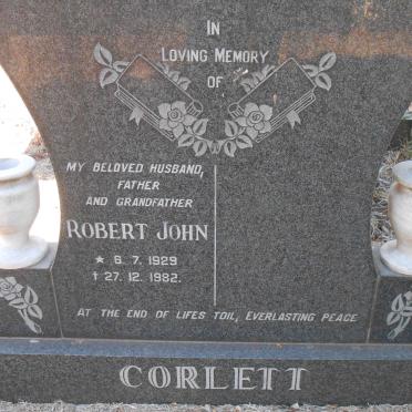 CORLETT Robert John 1929-1982