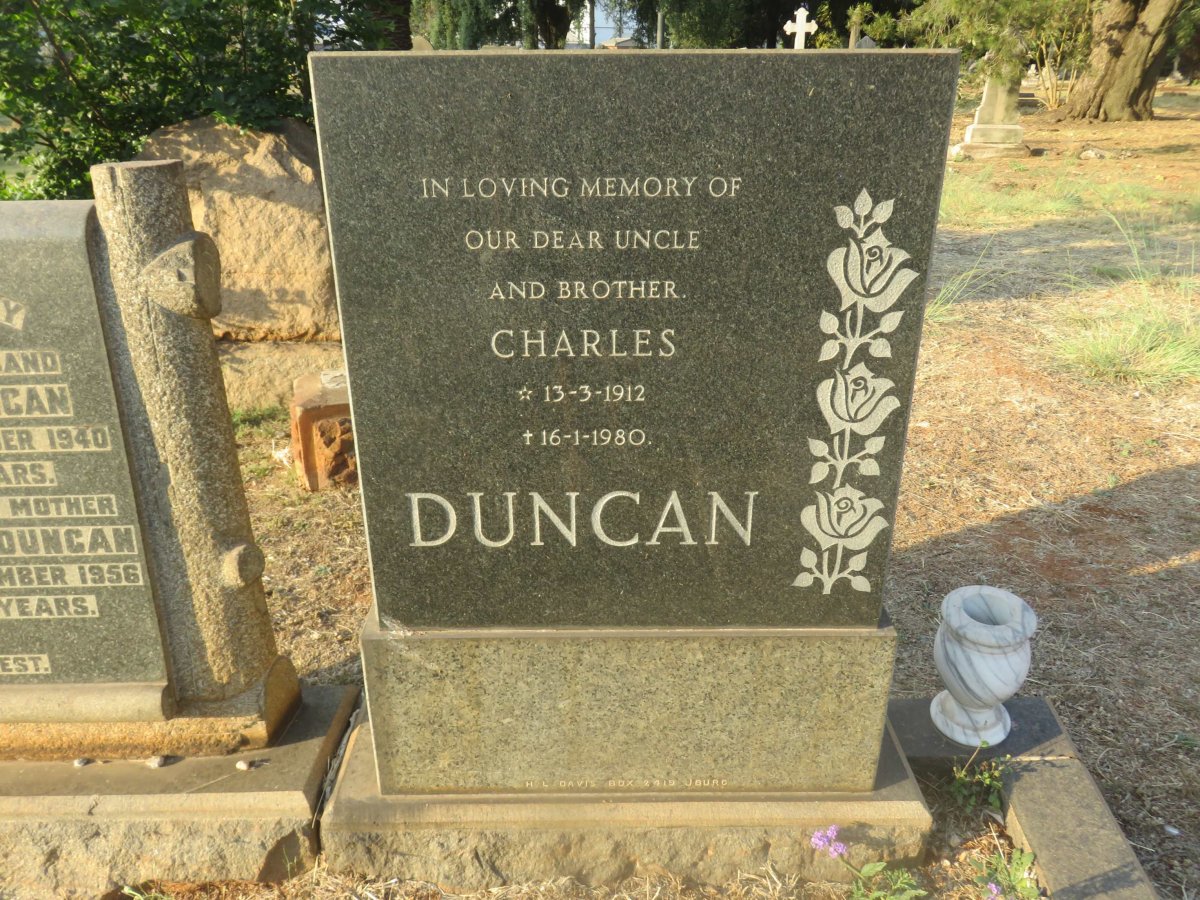 DUNCAN Charles 1912-1980