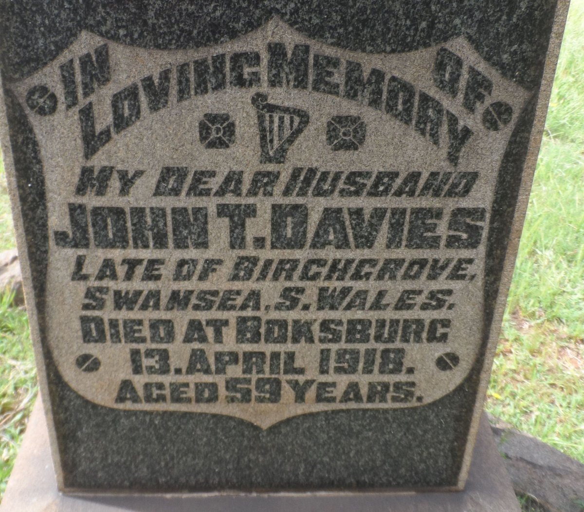 DAVIES John T. -1918