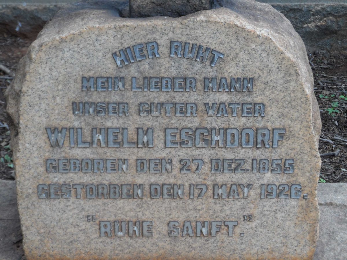 ESCHDORF Wilhelm 1855-1926