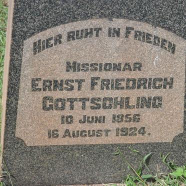 GOTTSCHLING Ernst Friedrich 1856-1924