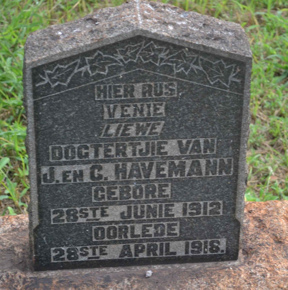 HAVEMANN Venie 1912-1918