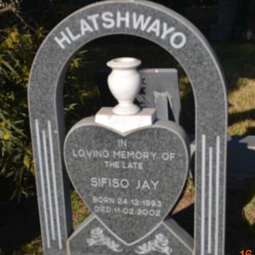 HLATSHWAYO Sifiso Jay 1983-2002