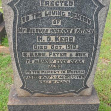 KERR H.O. -1918 :: KERR Mother -1940