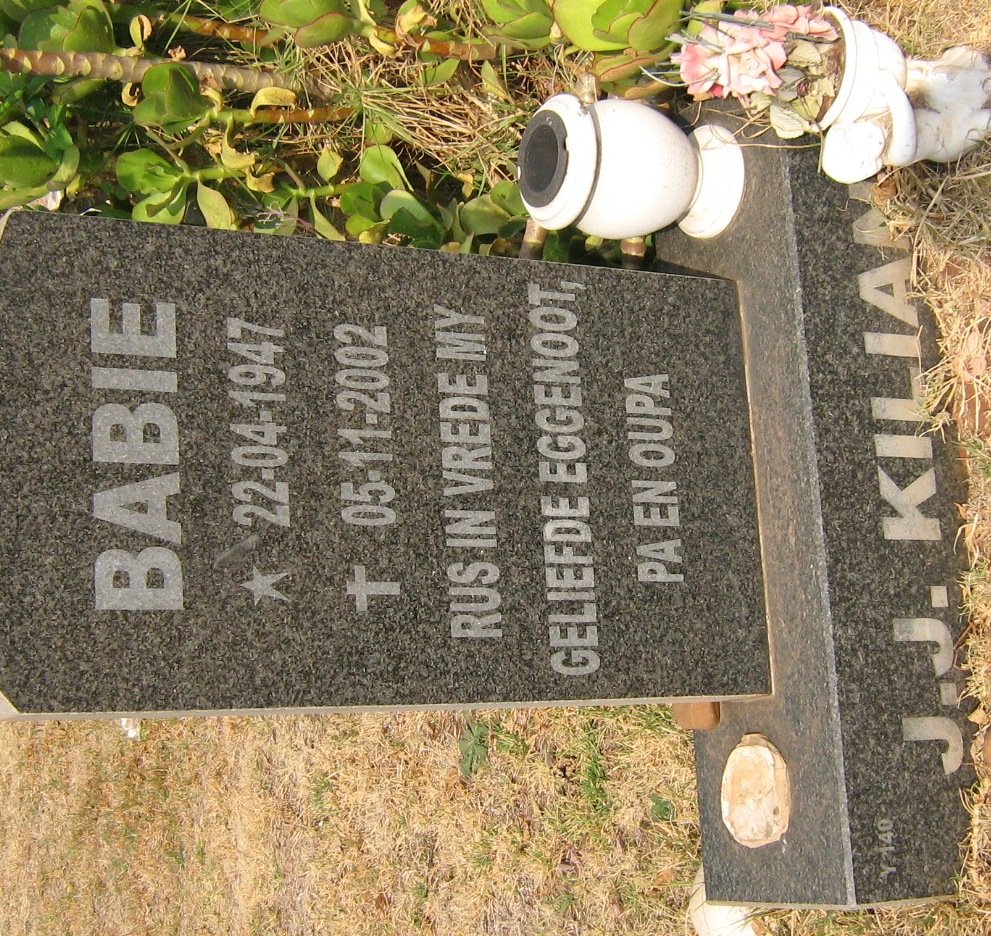 KILLIAN J.J. 1947-2002