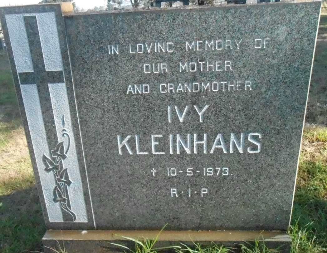 KLEINHANS Ivy -1973