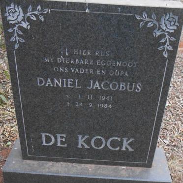 KOCK Daniel Jacobus, de 1941-1984