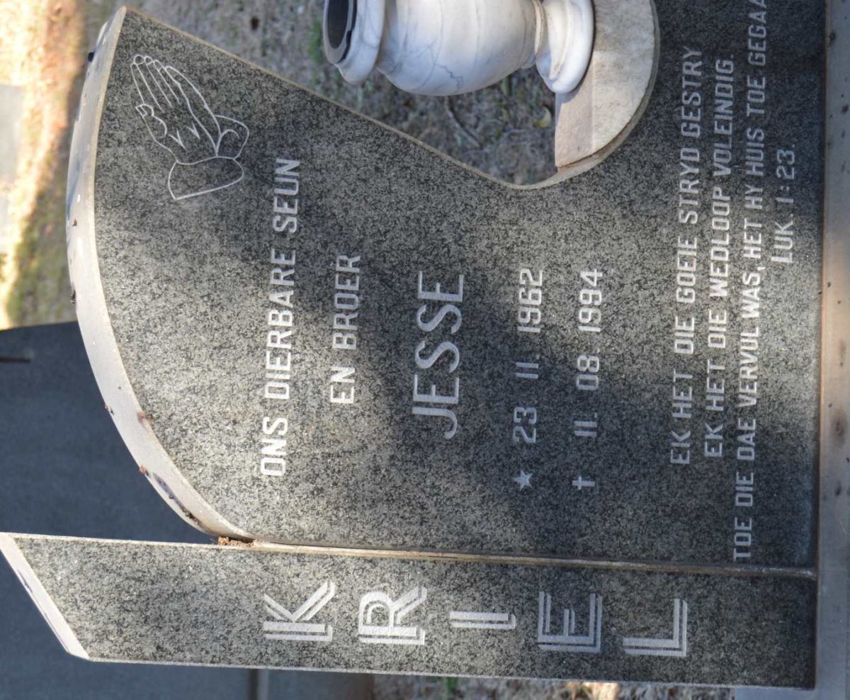 KRIEL Jesse 1962-1994