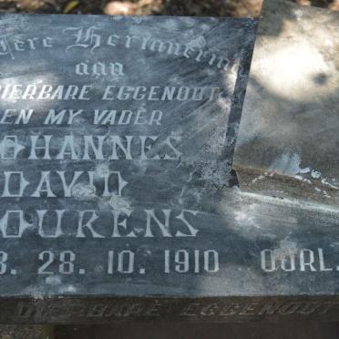 LOURENS Johannes David 1910-1963