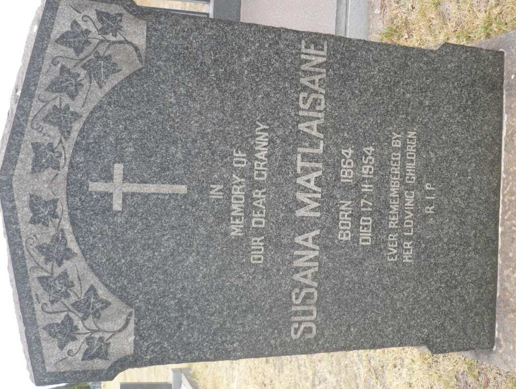 MATLAISANE Susana 1864-1954