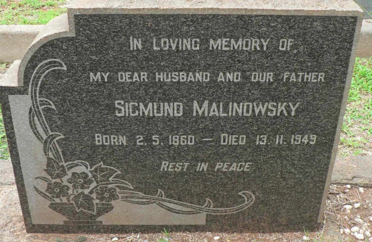 MALINOWSKY Sigmund 1860-1949