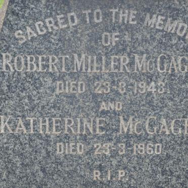 McGAGHEY Robert Miller -1943 &amp; Katherine -1960
